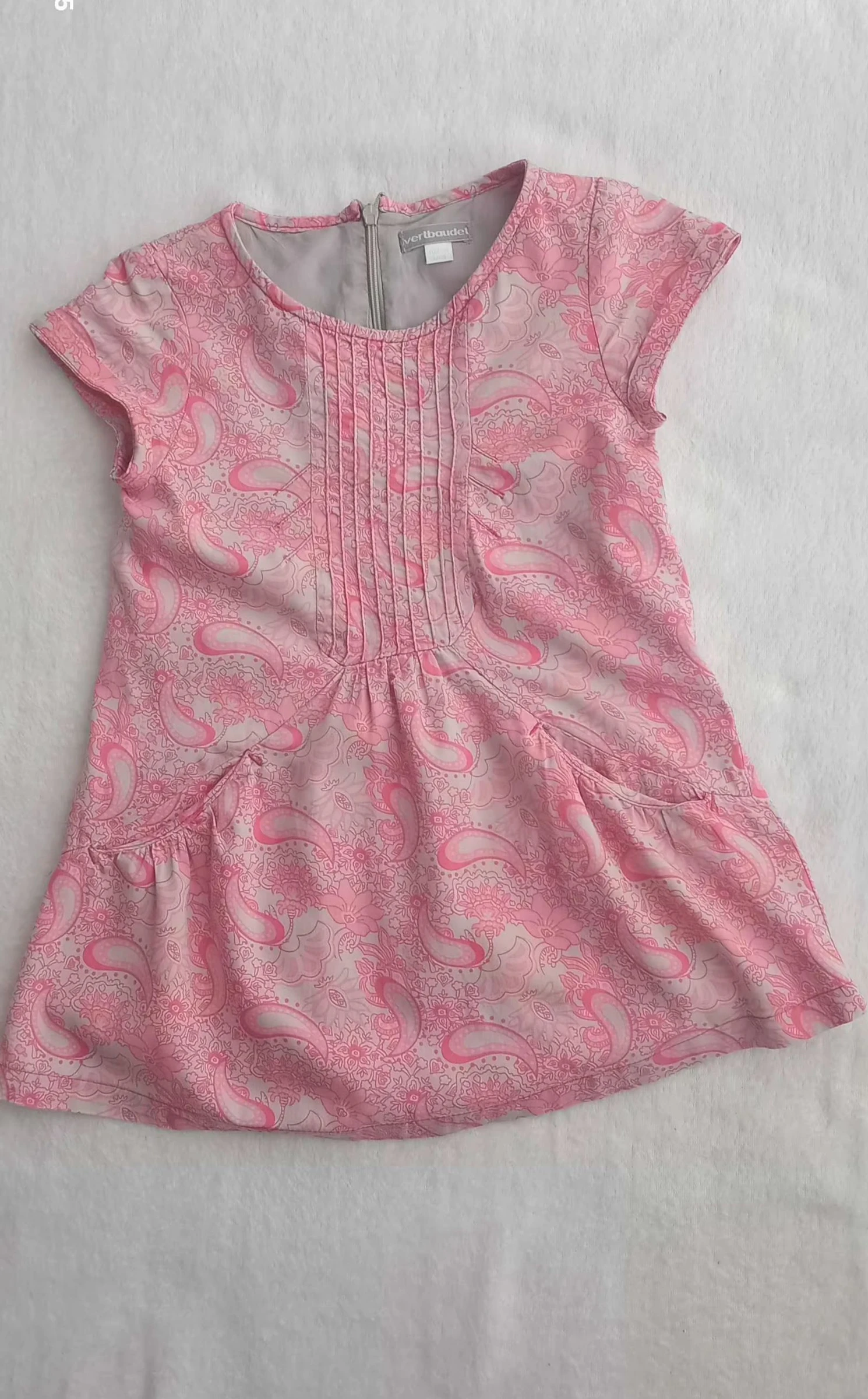 Robe Vertbaudet 4 ans rose•Excellent état